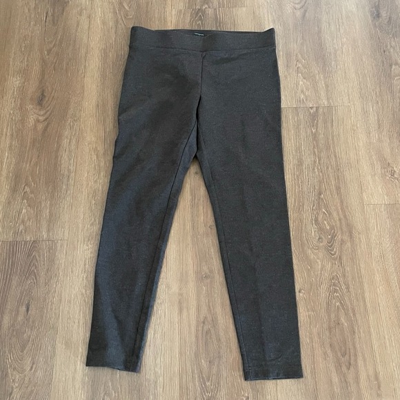 Ann Taylor Pull On Ponte Knit Pants Stretch Career Gray Size‎ 10 - Picture 1 of 4